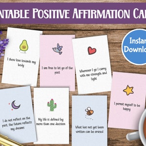 Positive Affirmation Cards, Self Love Deck, Self Care Cards ...