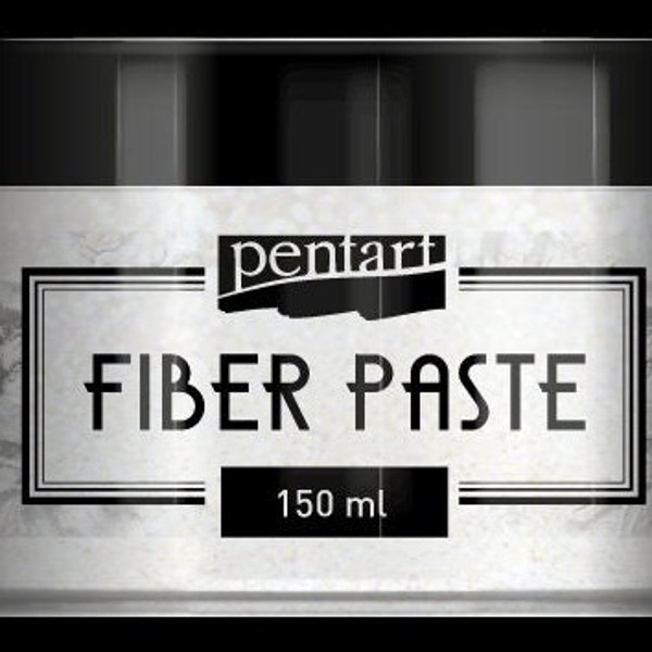 Pentart Fiber Paste 150 ml for DIY Projects, Scrapbooking, Art Journals, Mixed Media, Collage