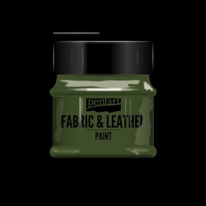 Pentart Fabric & Leather Paint 50 ml Pine Green