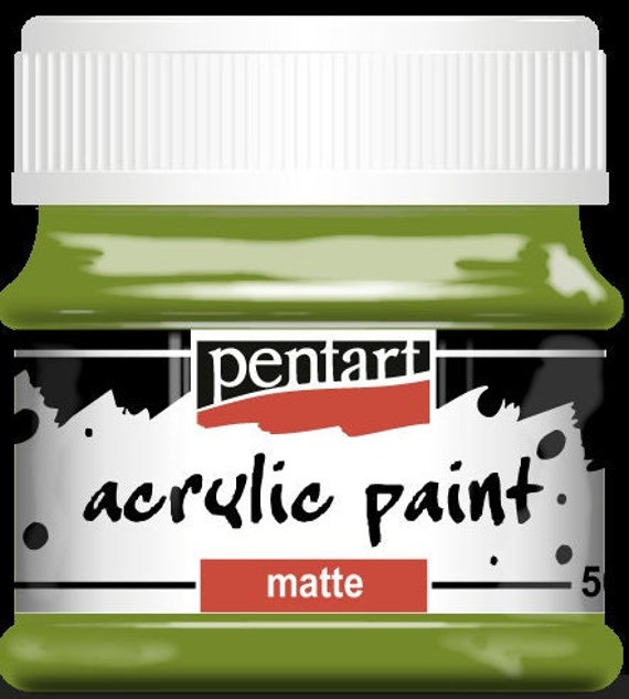Acrylic Paint Matt 50ml Pentart Set of 7 Pieces Acrylic Paint