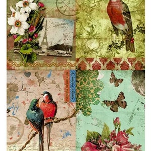 Calambour DGR58 A3 Decoupage Rice Paper Art-Craft Projects, Scrapbooking, Art Journals, Mixed Media, Collage