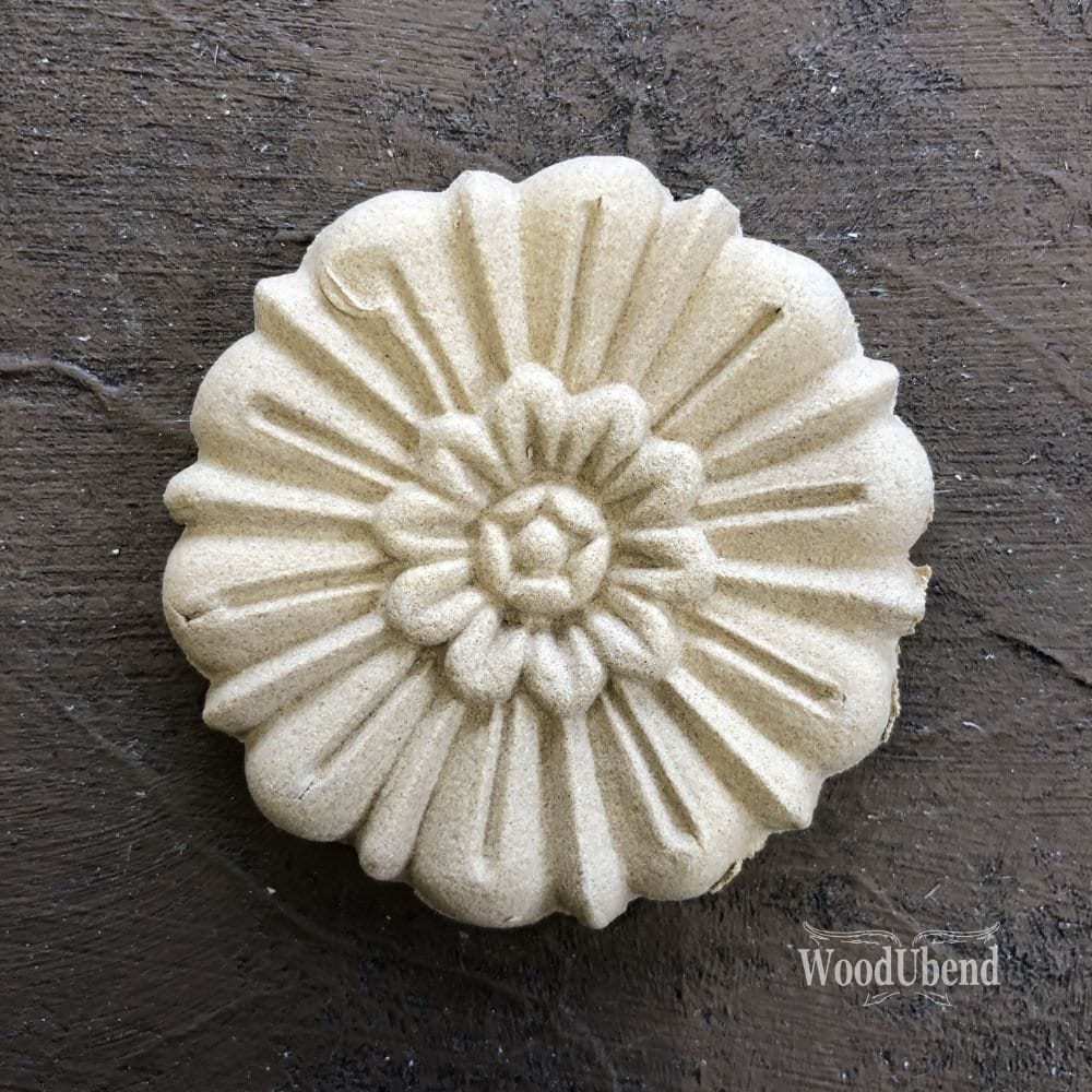 Wood You Bend 1.77 Wood Flower Moulding Home & Hobby Craft Supplies