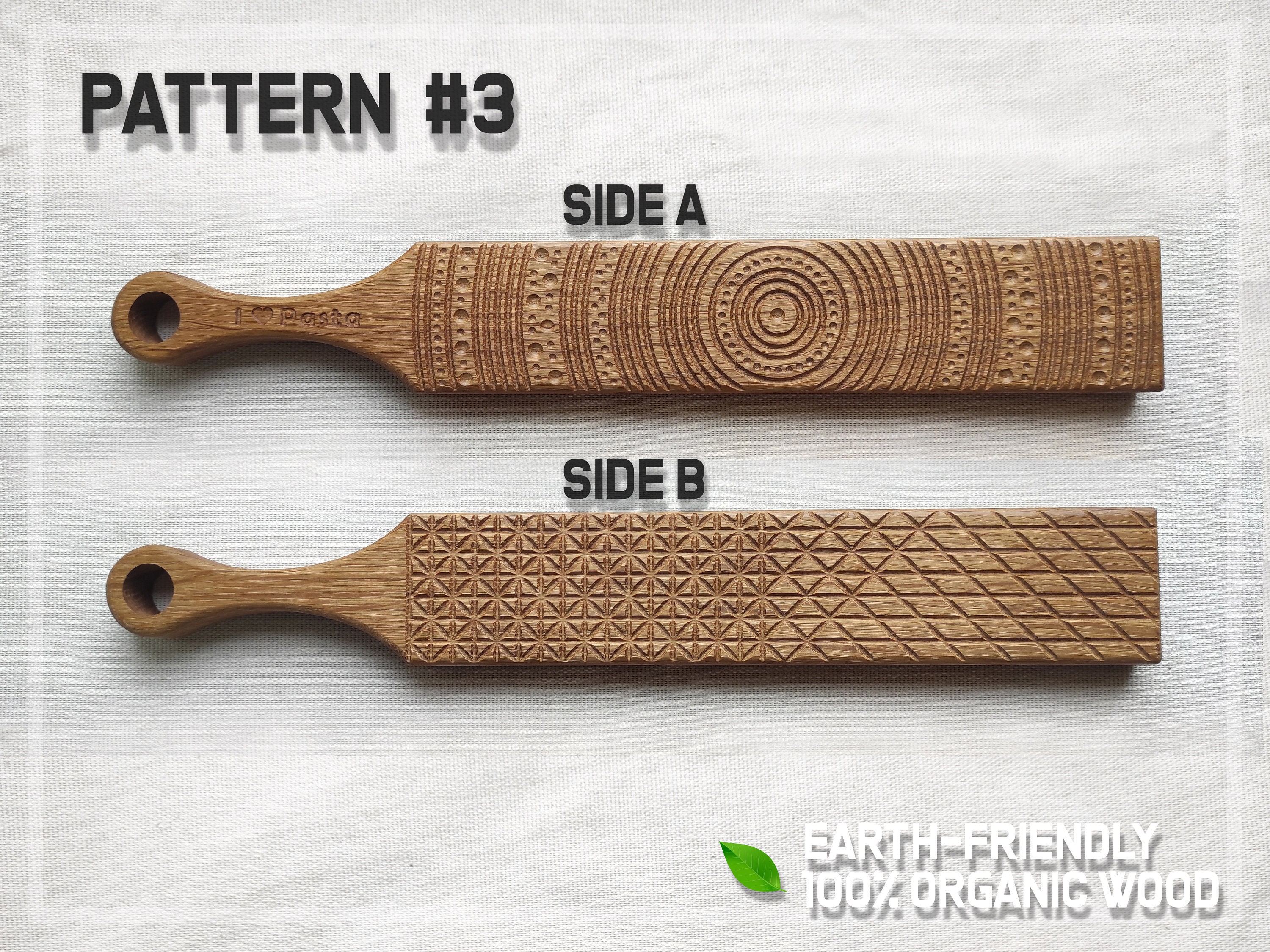 Doublesided personalized pasta board with different patterns Etsy