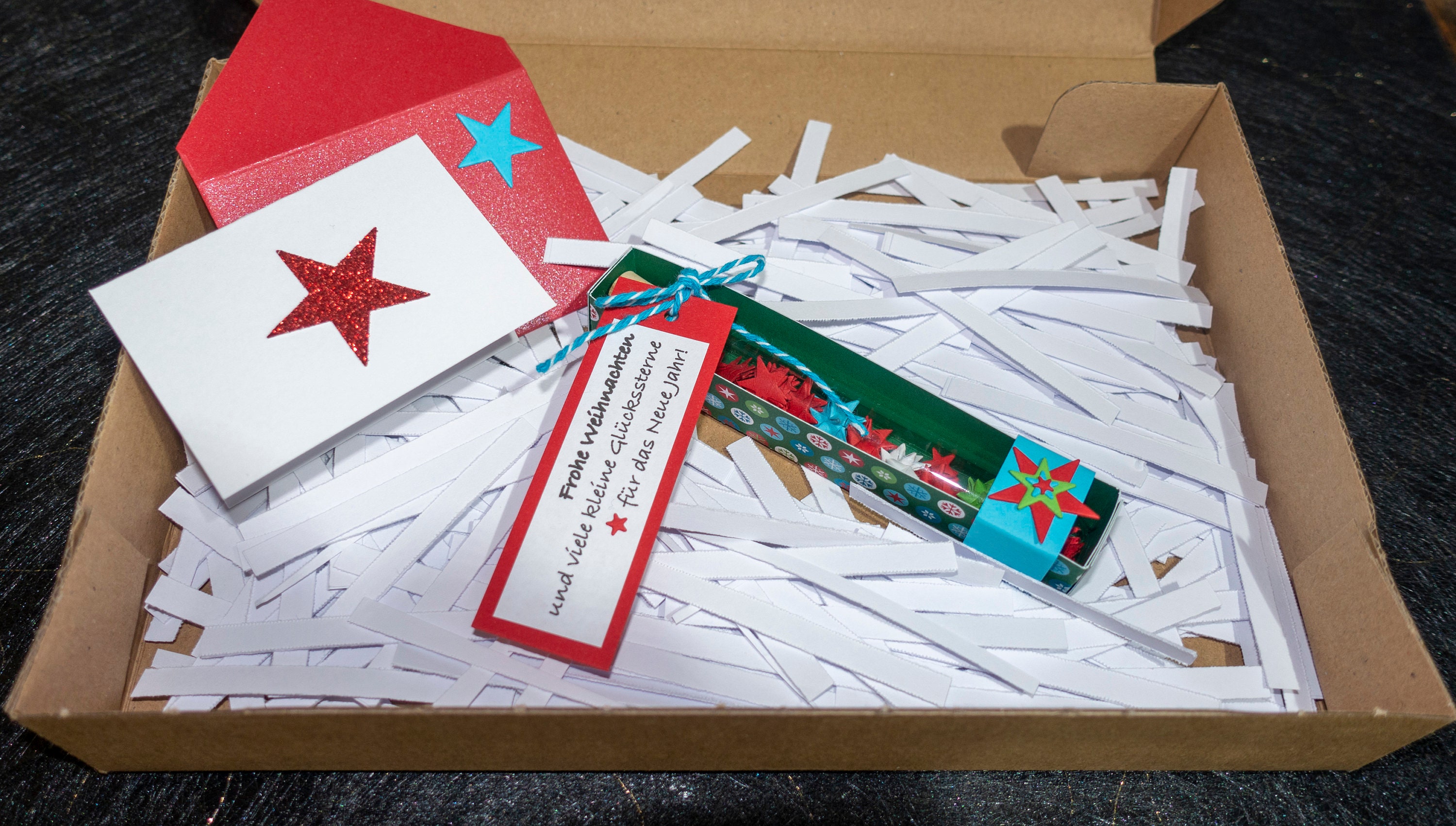 Geschenk Mini Fröbelsterne aus Papier gefaltet im Reagenzglas | Etsy