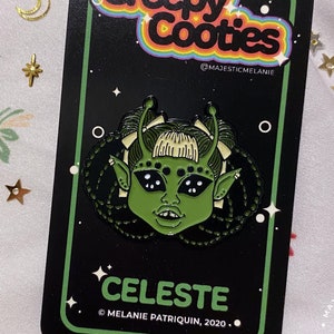 Celeste | Creepy Cootie Collection | Soft Enamel Pin