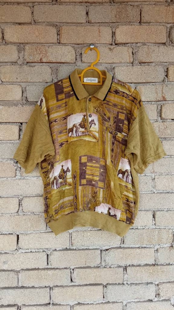 Vintage Japanese Brand Lambamor Polo Sweater Sweat