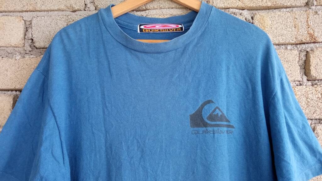 Vintage 90s Surf Brand Quiksilver Printed T-Shirt | Etsy