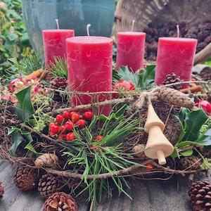 Adventskranz / Naturkranz / Weihnachtskranz 