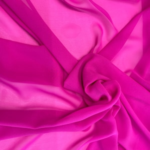 Italian silk chiffon fabric, designer fabric, high quality. Last piece 1.20 meters