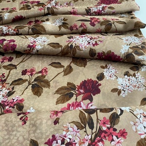 Italian Designer Viscose Fabric, Designer Print, Famous Designer Fabric, High Quality