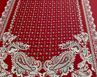 Exclusive Italian crepe viscose fabric, beautiful print, designer fabric, high quality, like silk.
