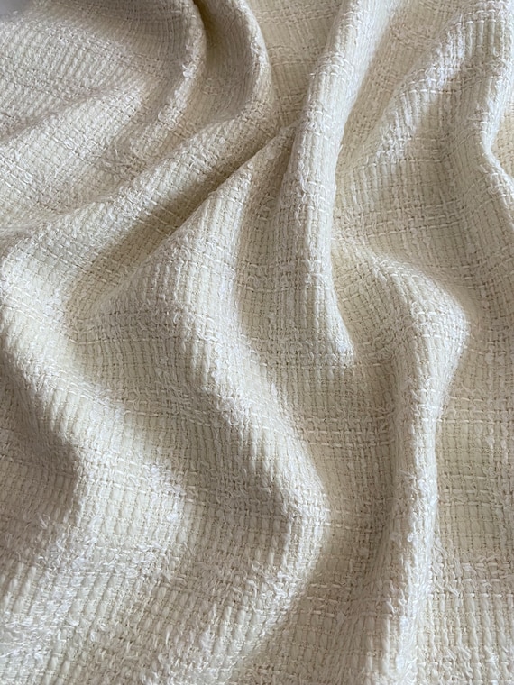 Hochwertiger WOLLE-TWEED Stoff , auf Vliesstoff ,Schurwolle-Angora, made in Italy