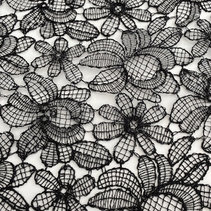 Exclusive Italian designer fabric, lace fabric, luxury fabric.