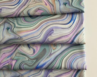 Exclusive, high-quality silk crepe de chine satin stretch fabric, best quality, designer print.