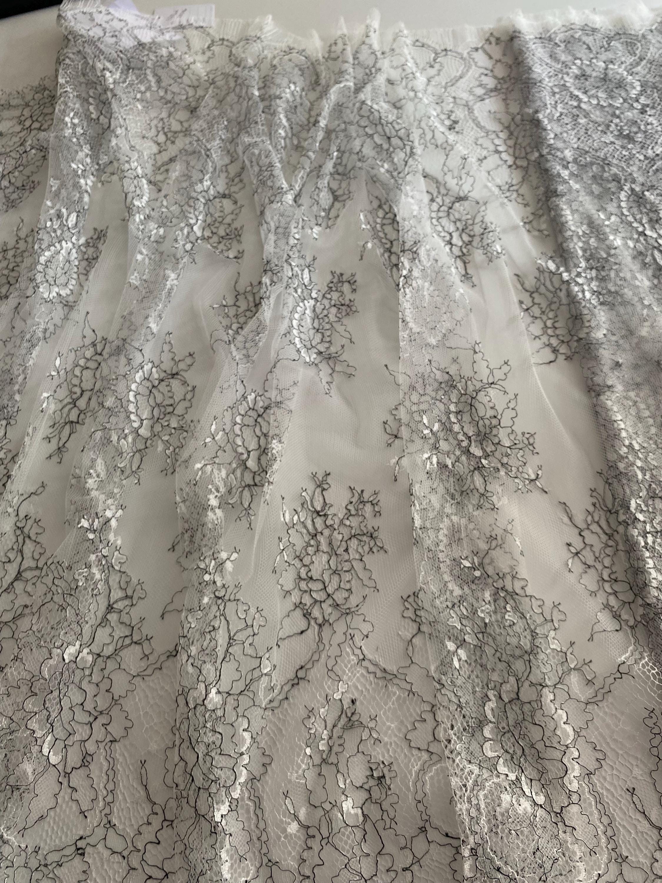 Exclusive French Lace Fabric, Designer Fabric, Luxury Fabric