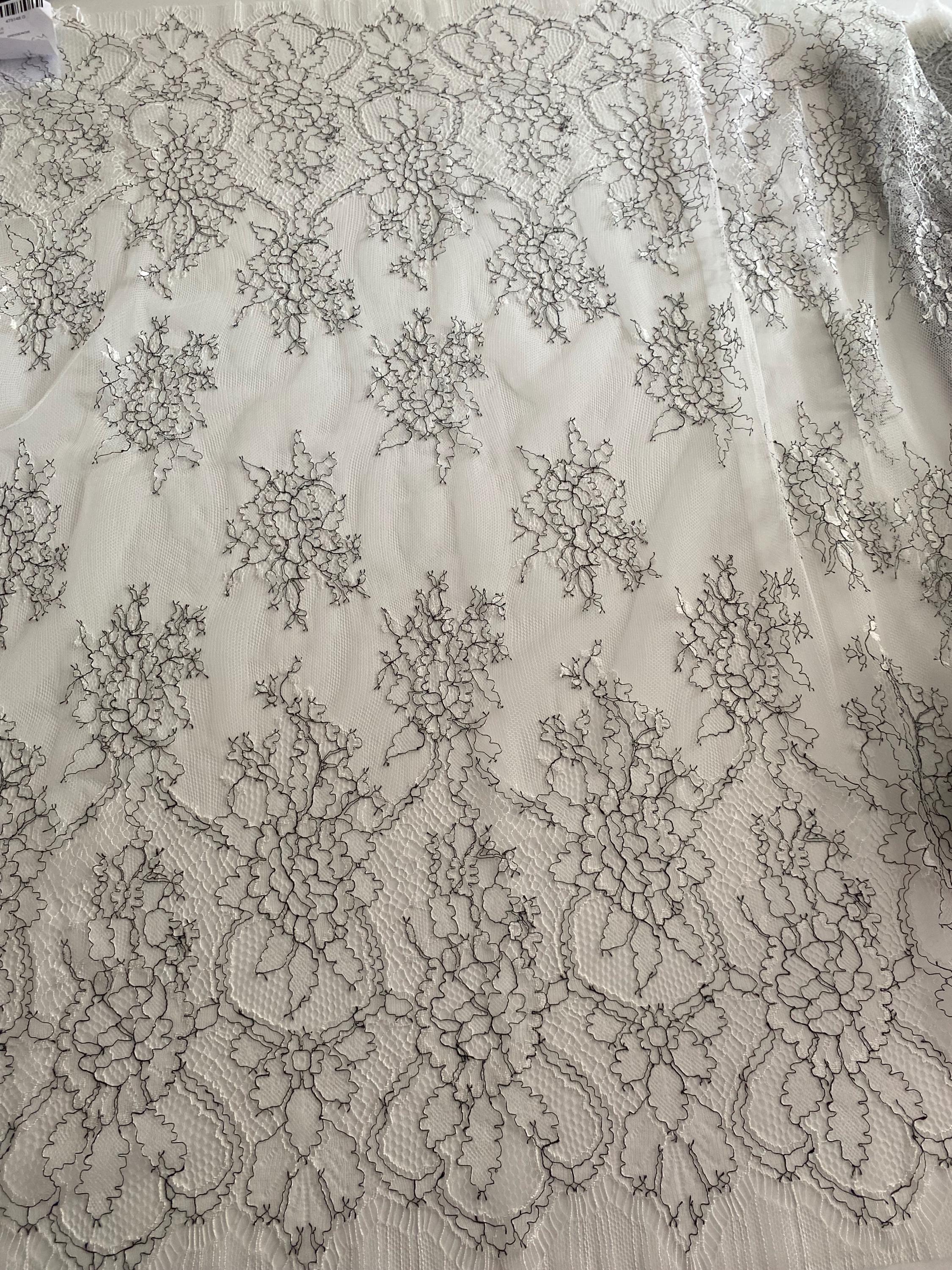 Exclusive French Lace Fabric, Designer Fabric, Luxury Fabric