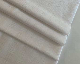 Italian designer fabric cotton with silk high quality.