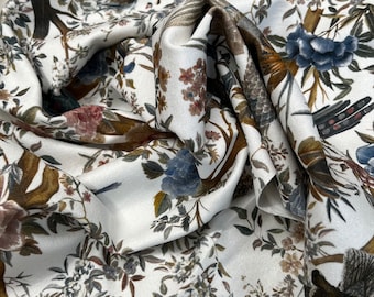 Italian designer fabric, Punto Milano viscose fabric for various garments