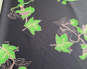 Exclusive, high-quality silk crepe de chine fabric, famous designer fabric, best quality, designer print