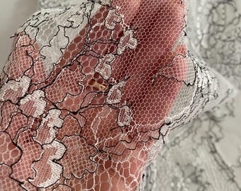 Exclusive French Lace Fabric, Designer Fabric, Luxury Fabric