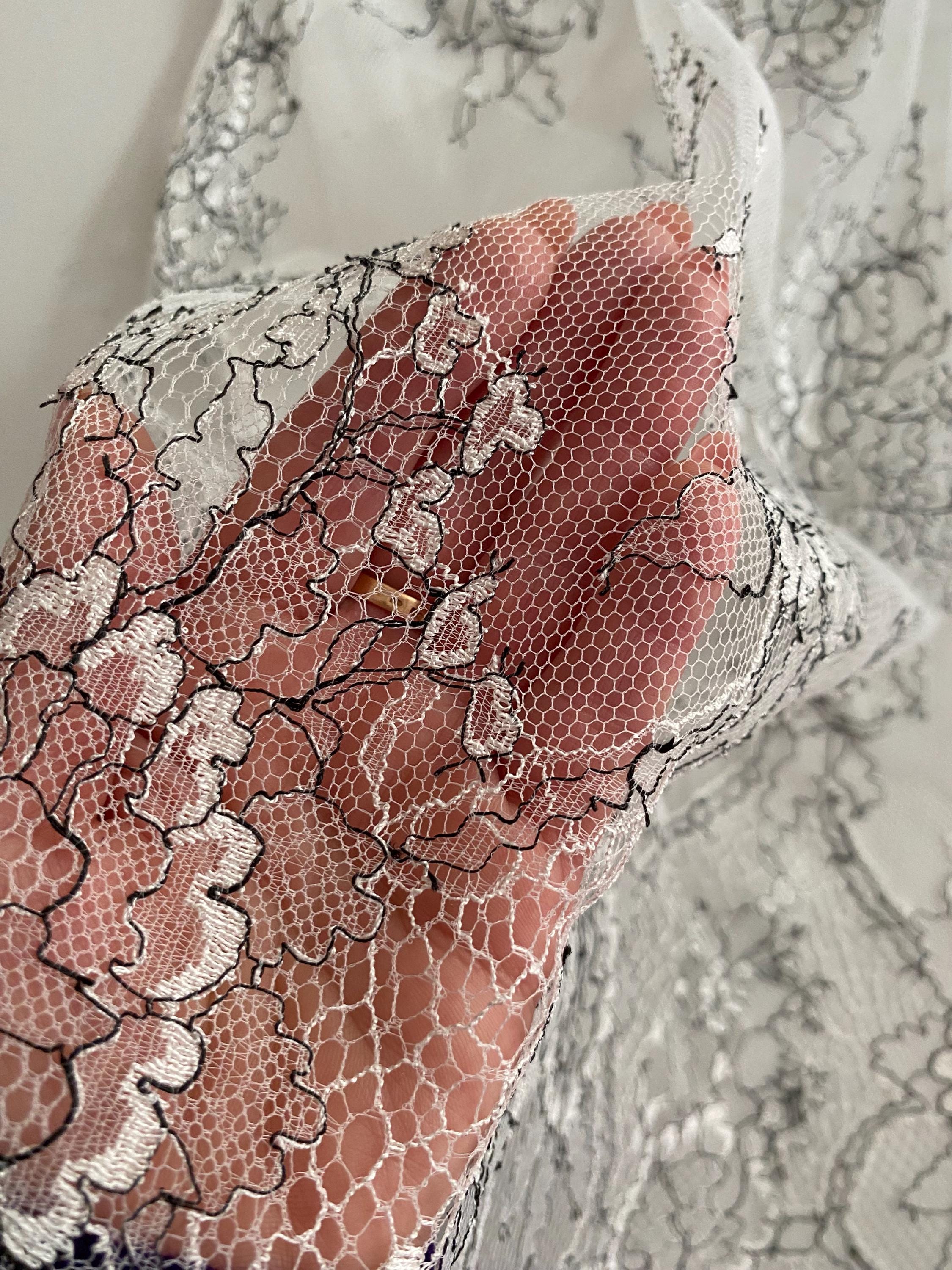 Exclusive French Lace Fabric, Designer Fabric, Luxury Fabric