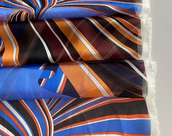 Exclusive, Italian designer fabric, chiffon silk fabric, top quality