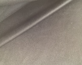Italian high-quality designer cashmere fabric, famous designer fabric, very soft, thin, color: black