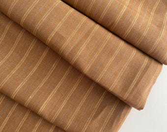 Italian linen fabric, designer fabric Loro Piana, striped fabric High quality