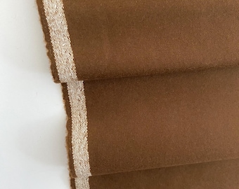 Italian, famous designer fabric, wool fabric. Color: brown.