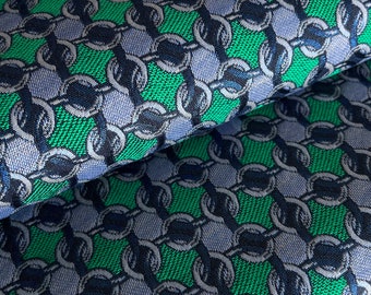 Italian designer fabric, jacquard polyester - lurex fabric, high quality, premium textile