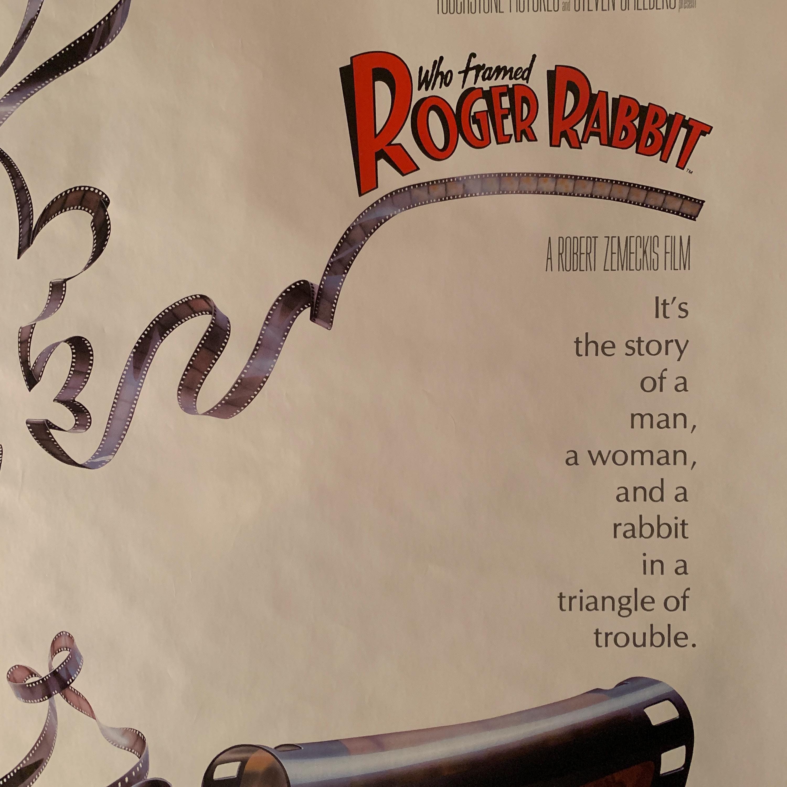 Who Framed Roger Rabbit 1988 Theatrical One Sheet Poster - Etsy