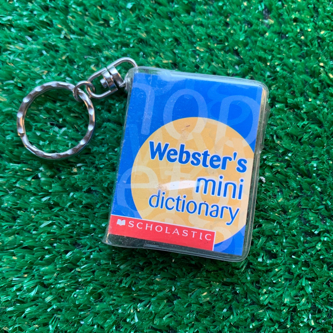Mini sters Dictionary and Keychain Etsy