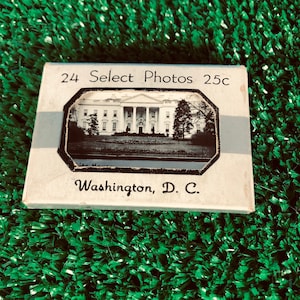 Vintage Washington DC Mini Photo Souvenir