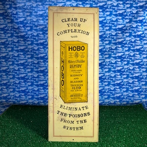 Vintage Nostalgic Tin Sign - Hobo Kidney And Bladder