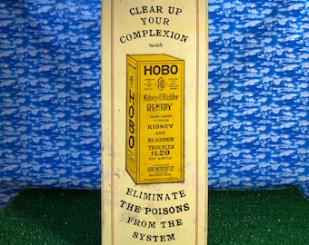Vintage Nostalgic Tin Sign - Hobo Kidney And Bladder