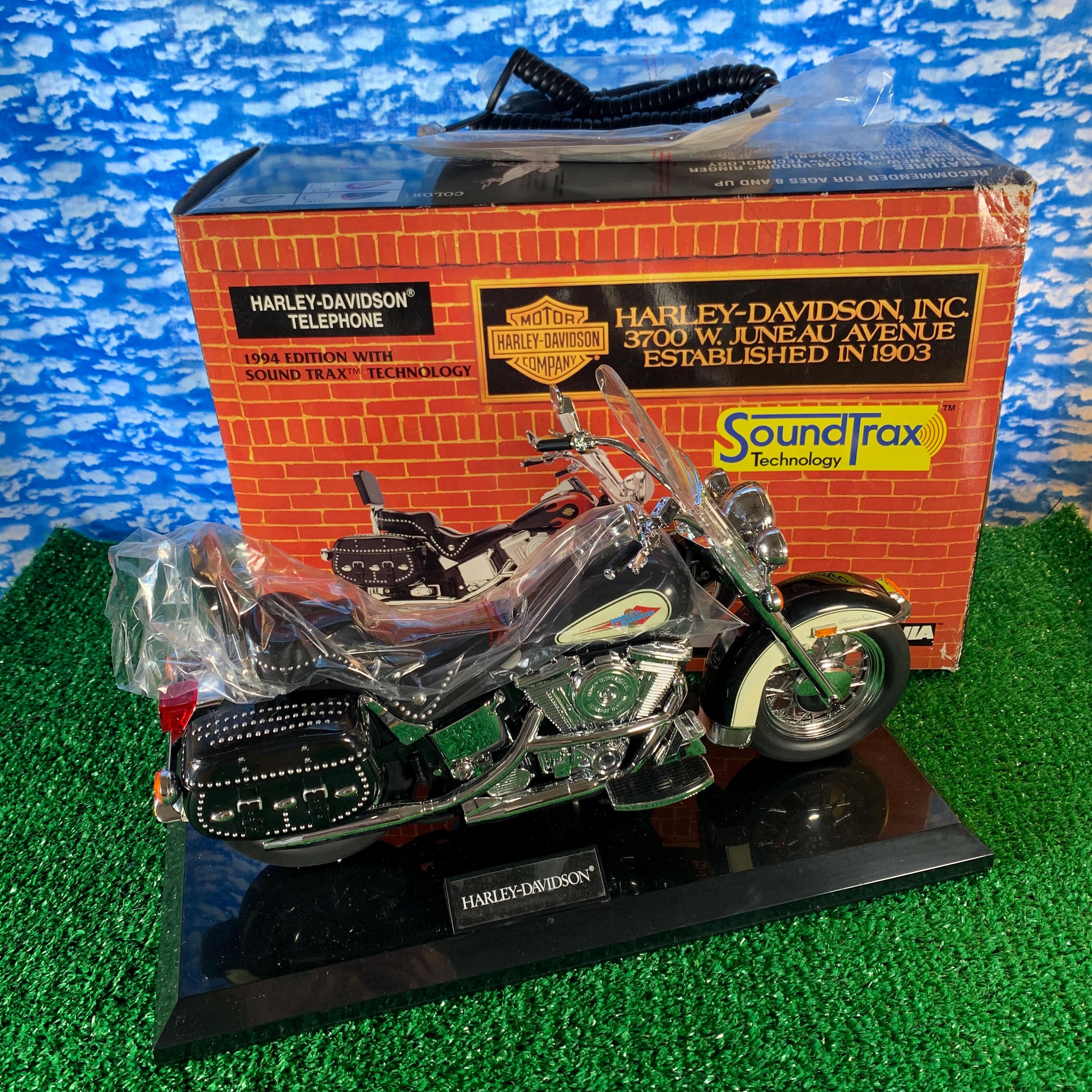 その他 THE ORIGINAL VINTAGE HARLEY-DAVIDSON Vintage Harley Davidson Motorcycle Analog Phone - New in Box - Etsy