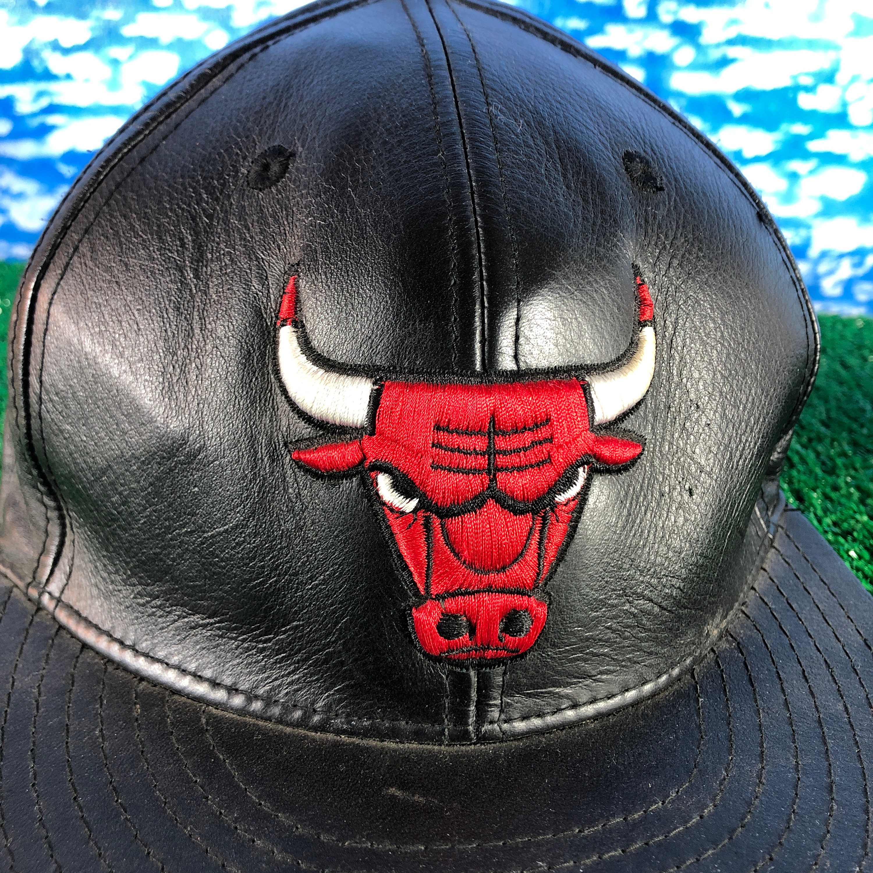 Chicago Bulls Mitchell & Ness NBA Youth Snapback Hat 3D Logo Black Kids  Cap NWT