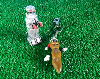 Vintage Pair Of TV Character Keychains