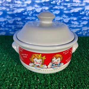 Vintage Campbell’s Soup Crock With Lid