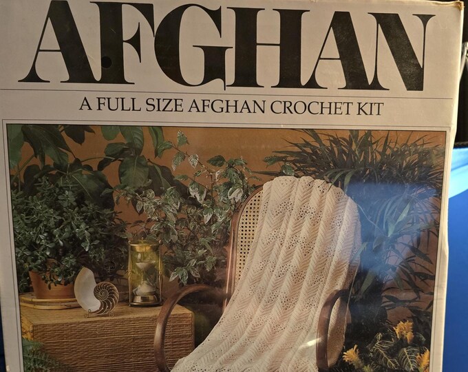National Yarn Crafts Vintage Afghan Kit 