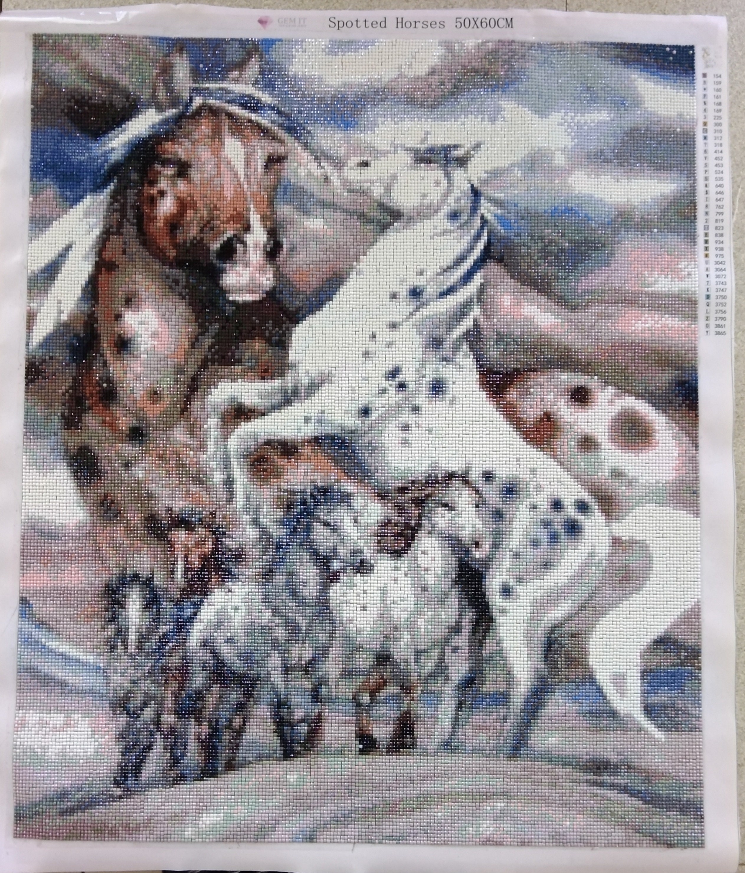 Spotted Horses Diamond Painting Etsy