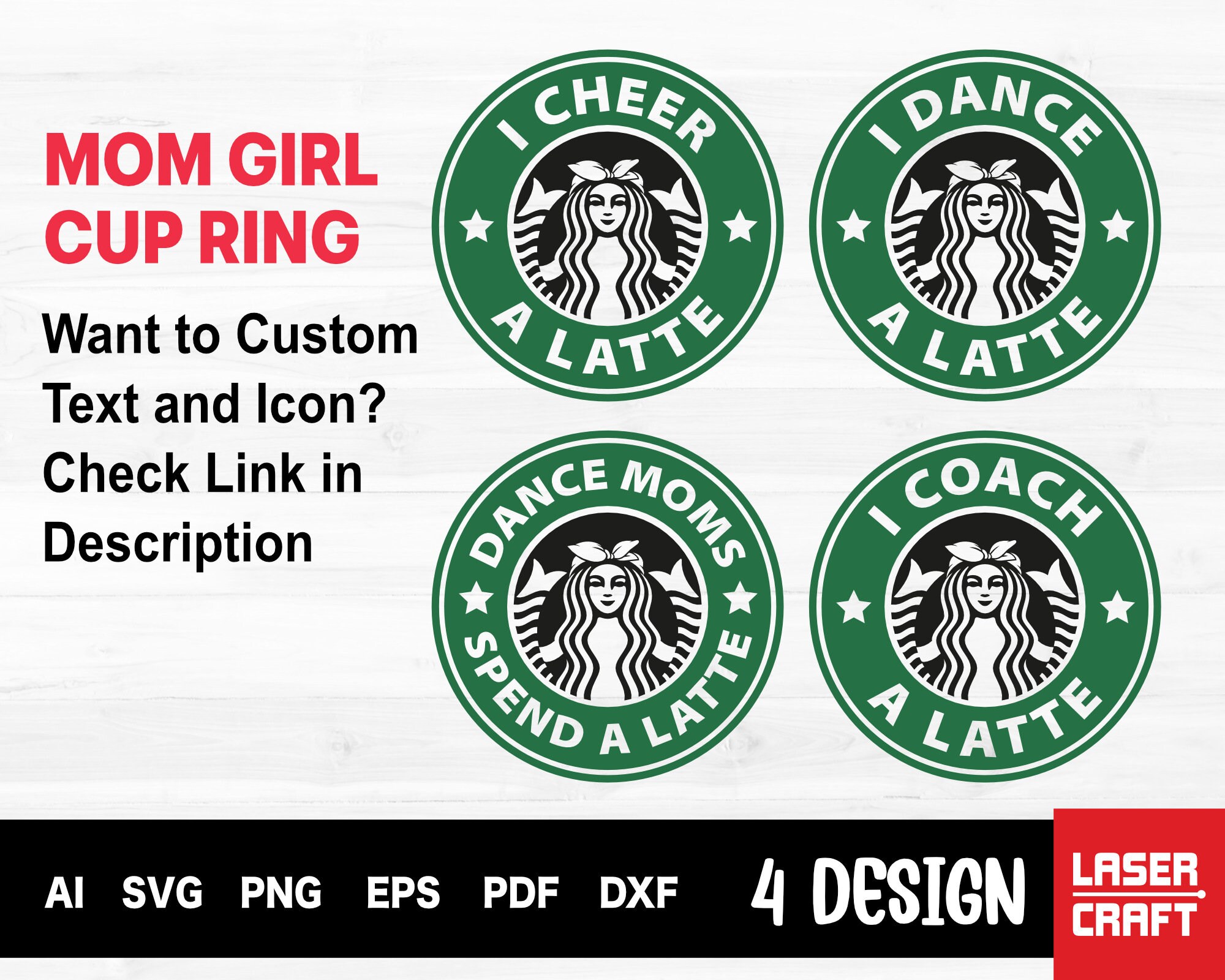 Svg Starbucks Cup Dance Etsy