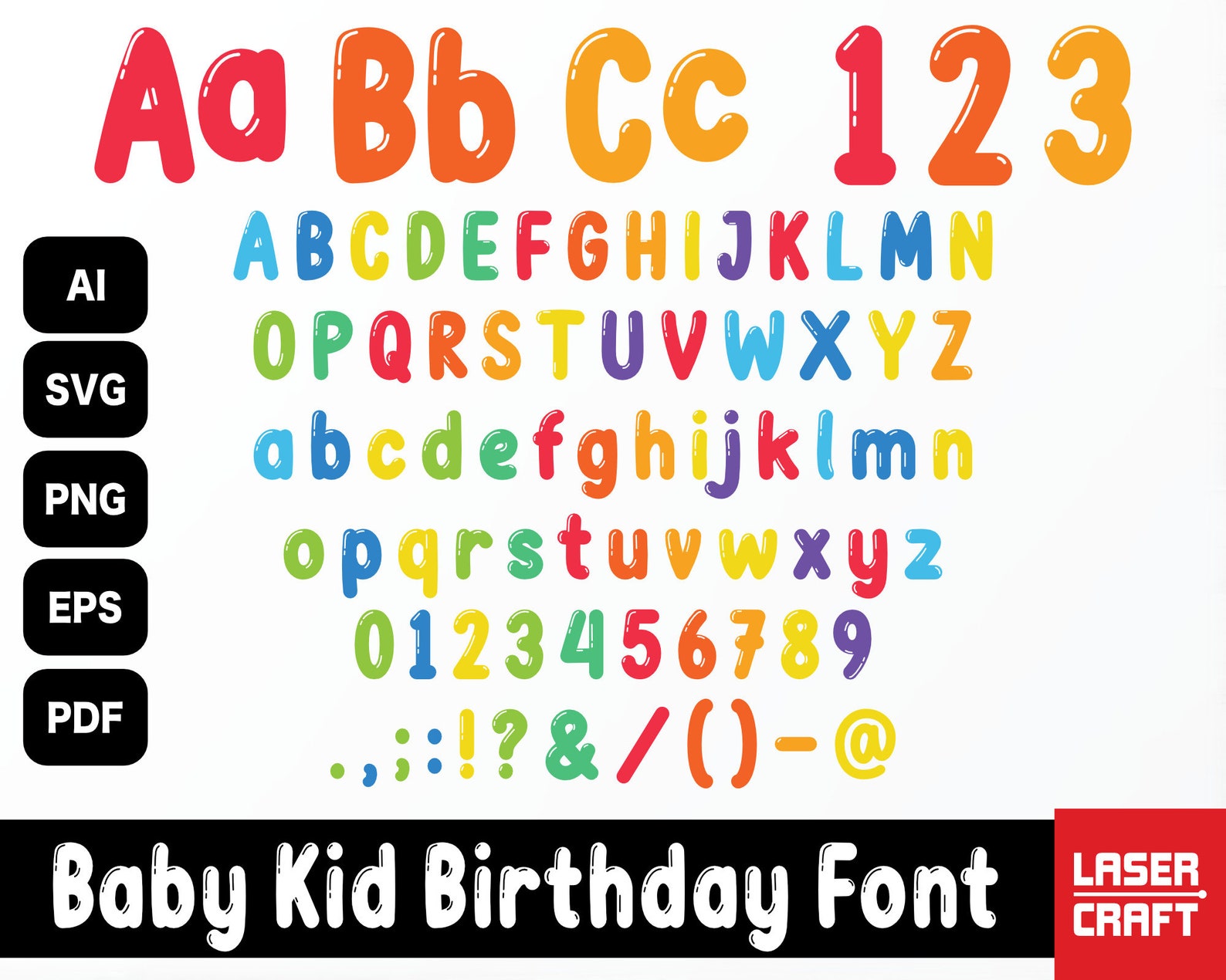 Cocomelon Inspired font alphabet numbers svg Kids Birthday | Etsy