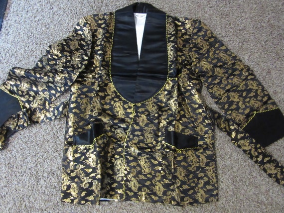 Japanese Jacket Black and Gold with belt