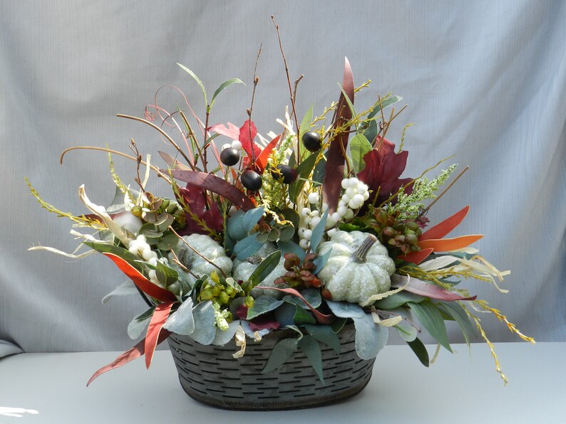 Fall Metal Basket