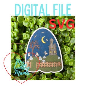 Spooky Ghost Home Decor SVG Laser Cut File (Digital Download)