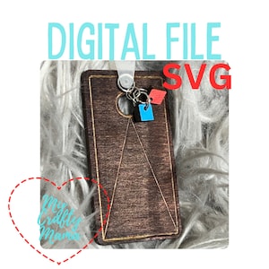 Cornhole mini board keychain  SVG digital cut file for lasers Glowforge ready