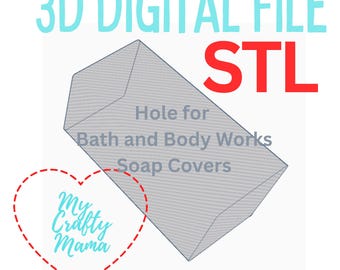 Hole piece STL for Bath & Body Works Foaming Soap Covers