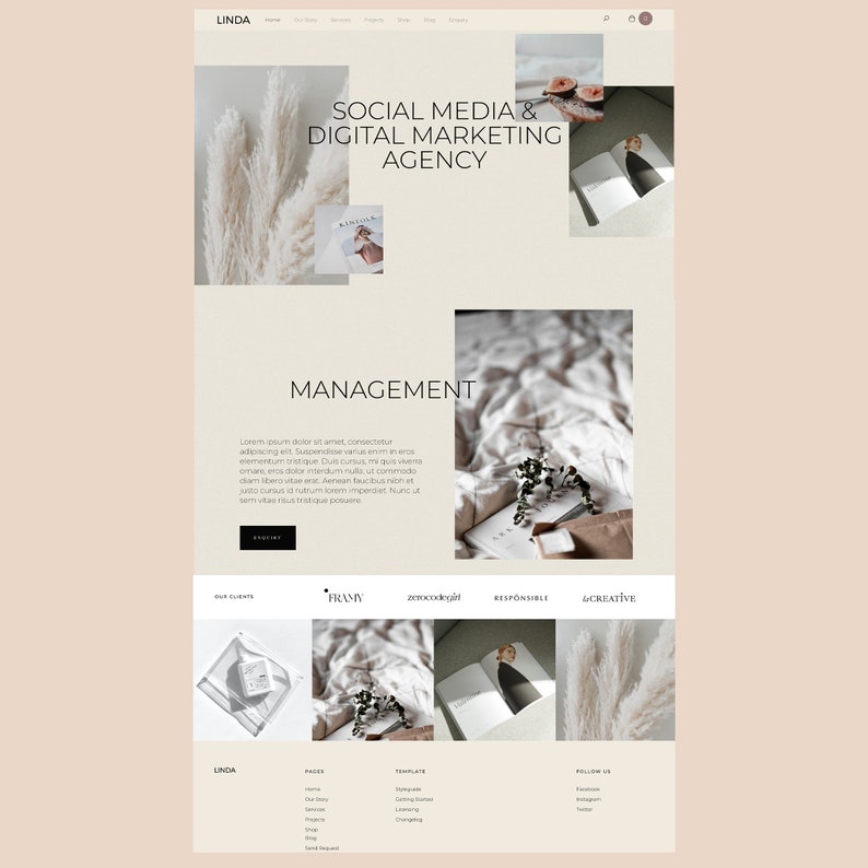 Custom Website Design - Webflow Web Design - Etsy