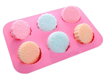 Supply silicone cake mold moon cake mold handmade soap mold